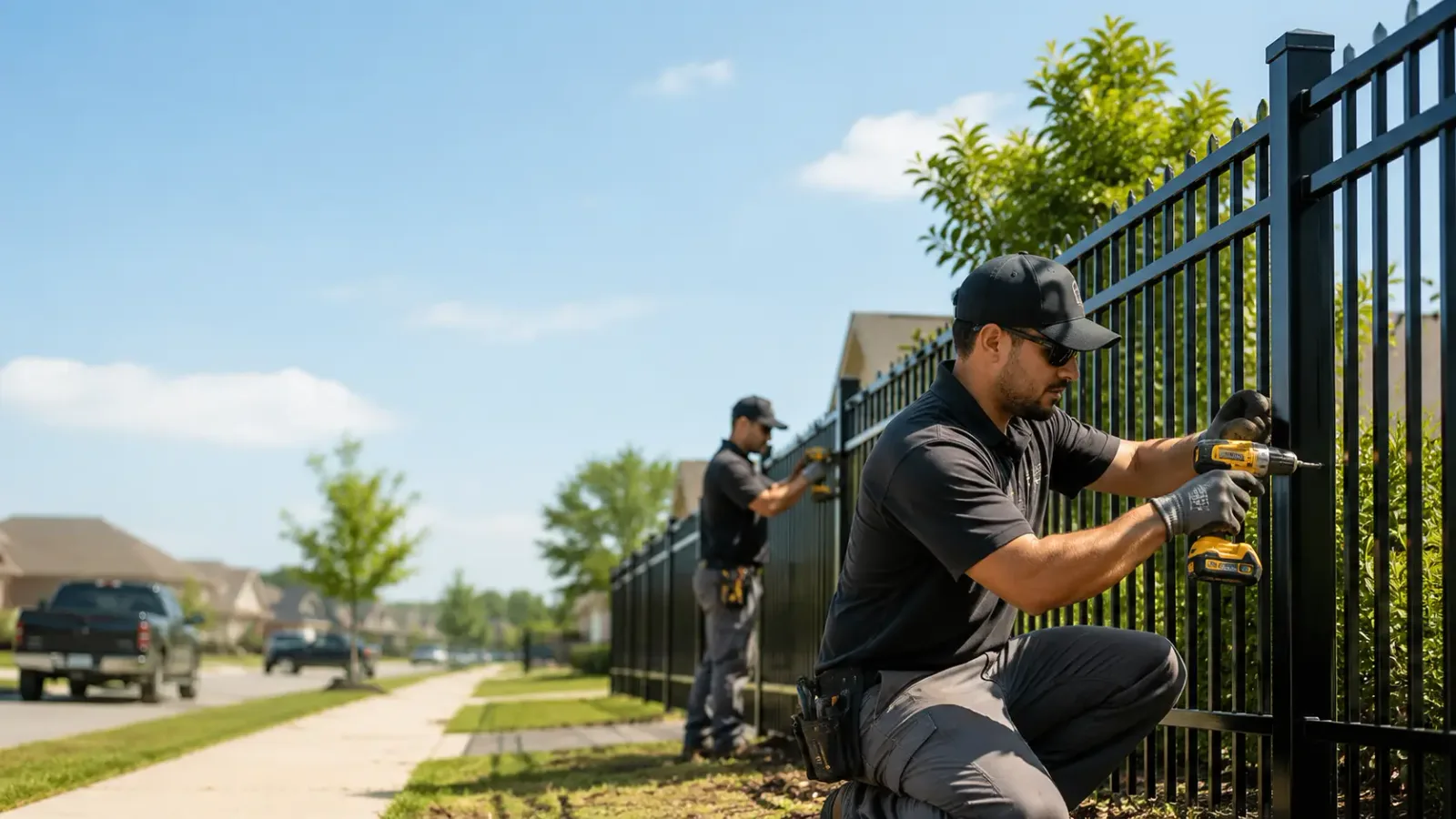 Metal Fence Installation in Combes, TX